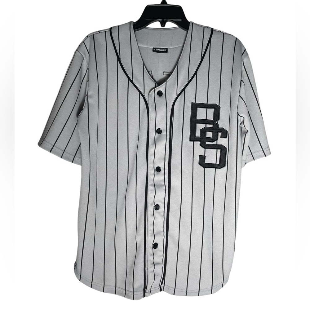 Blake Shelton Friends and Heros Tour 2019 Gray Baseball Jersey Size Small